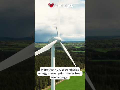 Facts about Denmark: More than 40% of Danish energy consumption comes from wind energy.
