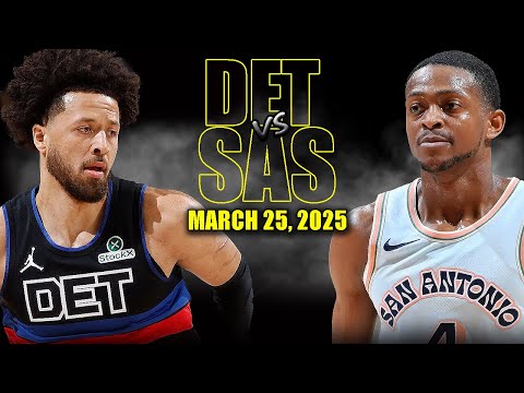 San Antonio Spurs vs Charlotte Hornets Full Game Highlights - March 25, 2025 | NBA Regular Season