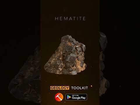 Minerals A to Z - Hematite #minerals #geology #geologytoolkit #geology_toolkit #geoscience